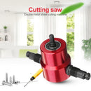 Metal Nibbler Metal Iron Sheet Cutter Drill Attachment Hand Tools w/Wrench Newly