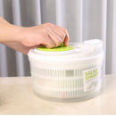 Salad Spinner Vegetable Lettuce Washer Dryer Serving Bowl Container Large