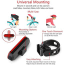 Waterproof Safety Indicator Bike Tail Light Bright Rear Lamp Bicycle Taillight