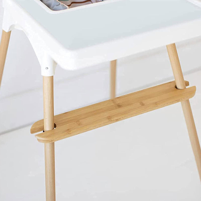 Baby Feeding Seat Foot Rest Adjustable Height Safe Foot Pedal with Rubber Ring