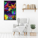 DIY Diamond Painting Kits Full Round Drill Coconut Tree Crafts Home Decoration