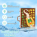 Window Clings Decals 130 Pcs St. Patricks Day Shamrock Window Static Stickers