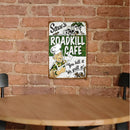 Home Weatherproof Retro Chic Italian Hot Cocoa Sign Iron Painting Wall Drawing