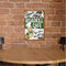 Home Weatherproof Retro Chic Italian Hot Cocoa Sign Iron Painting Wall Drawing