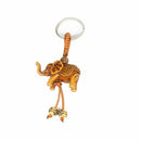 Animal Shape Buckle Wooden Keychain Key Ring Key Holder Carving Pendant