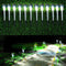 10pcs LED Solar Light Mini Steel Tube Lawn Stake Lamp Garden Decor (White) Newly