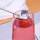 Dessert Long Handle Square Shovel Stirring Scoop Coffee Spoon Stainless Steel