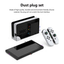 Game Console Dust Cover Dustproof Suit Kit for Switch OLED Plug Stopper