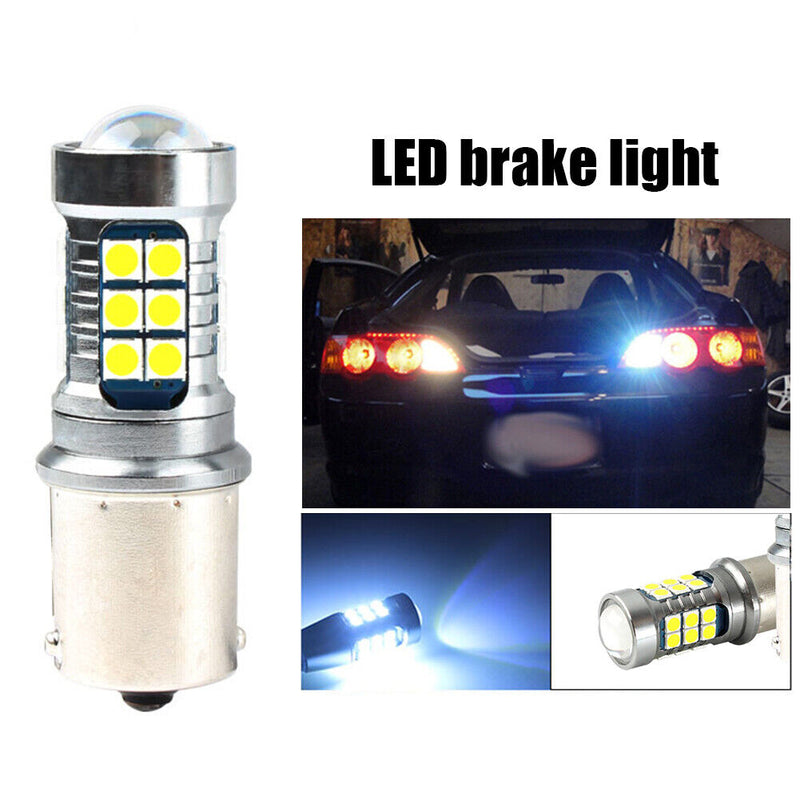 1 Pair S25 1156 BA15S 3030 27SMD LED Car Bulbs for Reverse Turn Signal Light