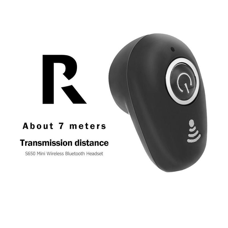 S650 Wireless Bluetooth-compatible Mini Earphones Handsfree Invisible Earbu