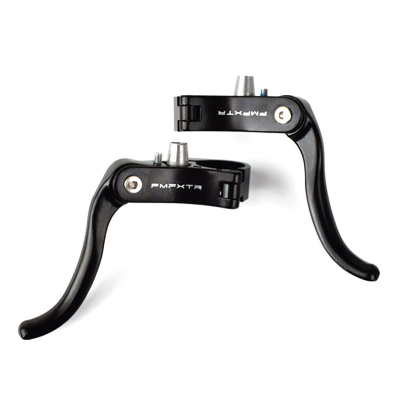 1 Pair 22.2mm Bicycle Brake Clutch Lever Cycling Bike Brake Handle (Black) Newly