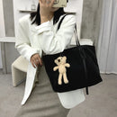 Retro Women Shoulder Bag Commuter Totes Large Capacity Travel Shopper Handbag