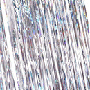 2M Metallic Foil Curtain Wedding Backdrop Birthday Decor (Multicolor)