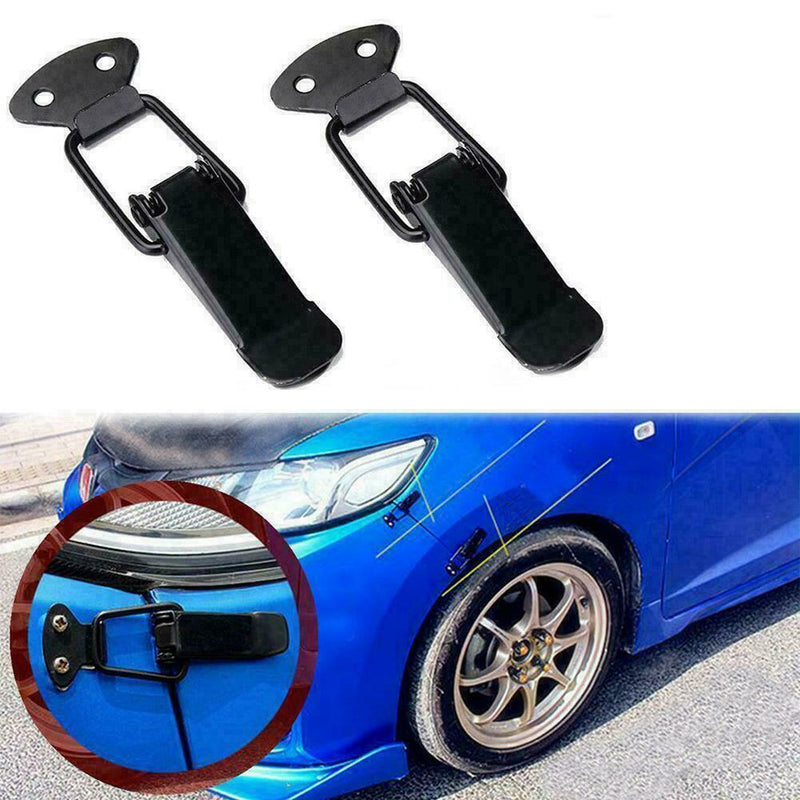 1Pair Car Bumper Trunk Fender Hatch Lids Quick Release U9J2 Clip Kit X9B1