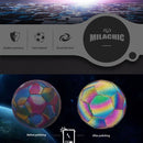 Standard Luminous Competition Football PU Reflective Soccer Ball for Beginn