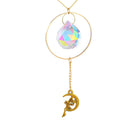 Hanging Moon Sun Heart Ball Light Catcher Crystal Outdoor Wind Chime (66) Newly
