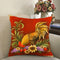 Chicken Print Cross Stitch Pillowcase 11CT DIY Embroidery Pillow Cover (2)
