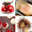 Flat round mousse cake mold DIY baking mold silicone G3L6