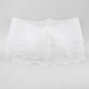 Wedding Bridal Organza Wrap Shrug Bolero Coat Tulle Cocktail Shawl White  Newly