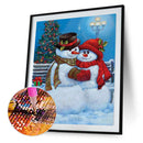 5D DIY Diamond Painting Full Square Drill Cartoon Snowman Wall Decor Rhinestone