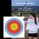 10pcs Archery Target Paper 400x400mm Equipment Darts Target Training Paper for B