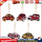 5pcs DIY Car Full Drill Special Shaped Diamond Painting Keychains Pendant Newly