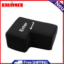 USB Enter Key Pillows Computer Any Button Soft Nap Pillow Office Stress Relief
