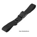 Simple Outdoor Adjustable Utility D-Ring Nylon Belt with Buckle (Black)