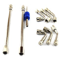 45 90 135 Degree Angle Bent Valve Adaptor Set Motorcycle Accessories Metal Newly