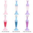 Flower Pot 5D Diamond Painting Point Drill Pen DIY Crafts (with Drill Purple)