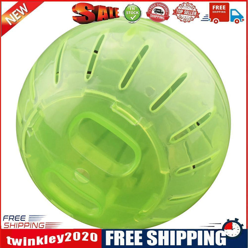 Plastic Mini Jogging Ball Pet Hamster Gerbil Running Ball Play Toys (Green)