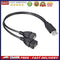 Portable 30cm USB2.0 to Dual USB Male to Female Y Splitter HUB Extension Cable