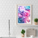 DIY Coloring Picture Illusive Smoke Oil Painting By Number Acrylic Paints Set