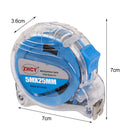 Retractable Mini Roulette Tape Ruler Tapeline Steel Tape Measure (5m25mm) Newly