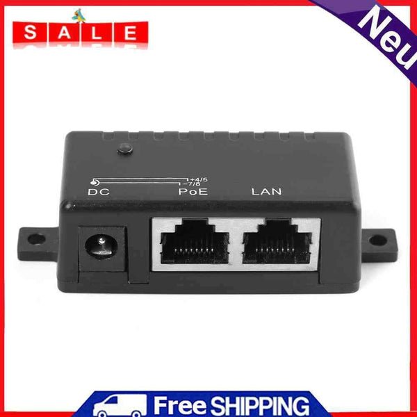 PoE Splitter PoE Injector RJ45 Passive DC 5.5mmx2.1mm Input Adapter Connector