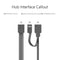 JEYI PWM Cooling Fan HUB Cooler Splitter Extension Adapter with 60cm Cable