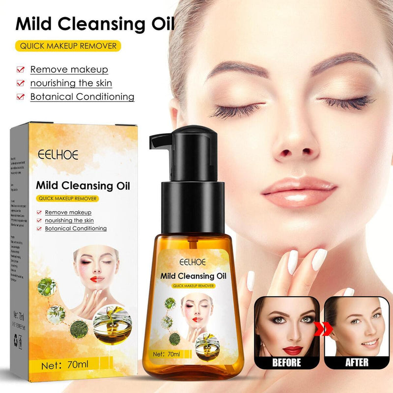 Plant Cleansing Oil Face Makeup Remover Grapeseed Oils Gentle Clean Blackhead