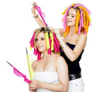 Snail Shape Hair Rollers with Stick Bendy Hair Roller DIY Hair Styling Accessory