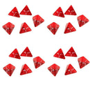 For TRPG DND Party Polyhedral Glitter Game Accessory Dices Iidescent Dice Set