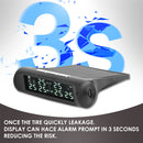 AN-07 LCD Solar Truck TPMS Tire Pressure Tyre Temperature Monitor Alarm System