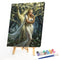Elf Girl Frameless Picture Oil Paint By Numbers Hand Painted Picture for Home