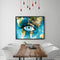 Blue Eyes Oil Paint By Numbers Kit DIY Acrylic Painting on Canvas Frameless
