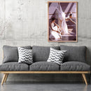 Hand Painted DIY Painting By Numbers Kits Ballet Dancer Canvas Mural Wall Arts