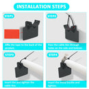 High Version Swimming Pool Pipe Fixing Holder Support for Intex (Black)