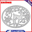 Hot Christmas Deer Oval Style DIY Punching Molds Stencil Scrapbooking Album