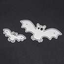 2pcs Halloween Bat Cutting Dies Stencils Decorative Embossing Scrapbooking