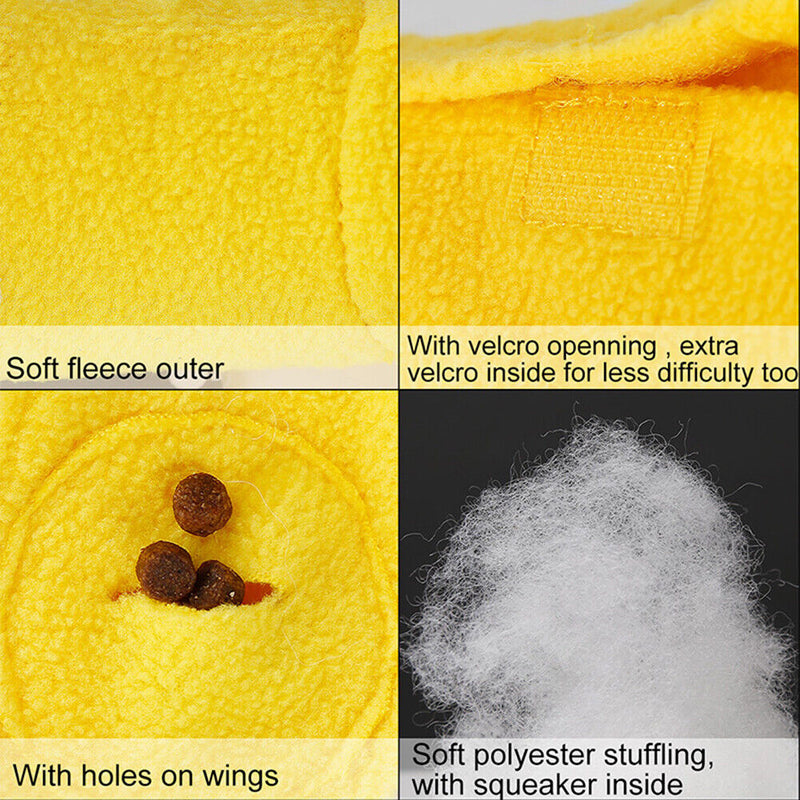 Leakage Food Dog Squeaky Sound Sniffing Training Slow Feed Puzzle Pet Toys