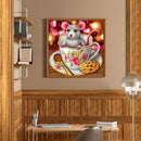5D DIY Diamond Painting Full Round Drill Animal Mosaic Picture Decoration G