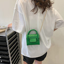 Mini PU Leather Crossbody Bags for Women Summer Fashion Shoulder Chain Handbag
