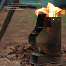 Firewood Stove Stainless Steel Outdoor Survival Camping Hiking Furnace Portable